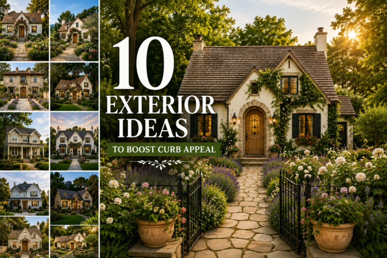 10 Stunning Exterior House Ideas to Instantly Boost Curb Appeal
