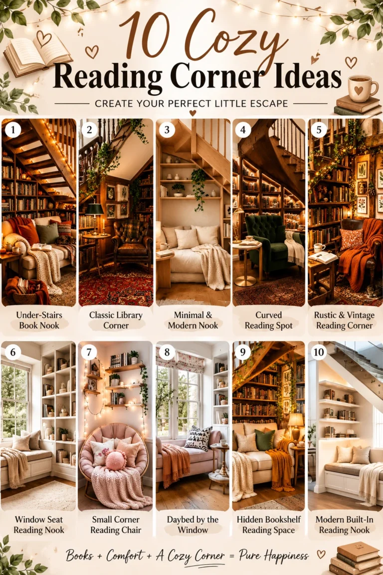 10 Cozy Reading Corner Ideas That Will Make You Want to Stay Home