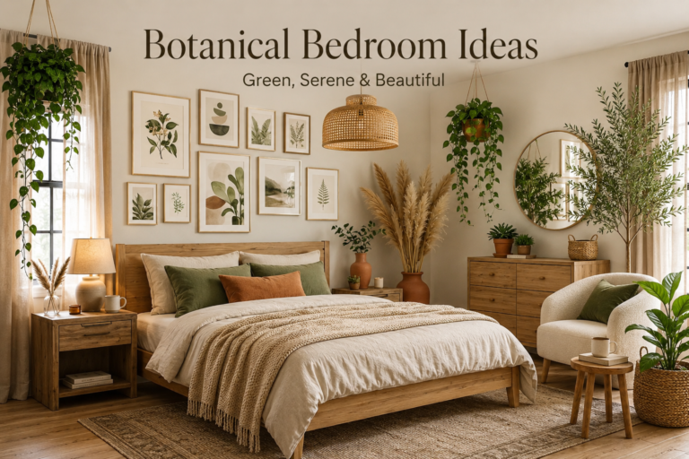Cozy Bedroom Ideas with Natural Decor and Earthy Tones